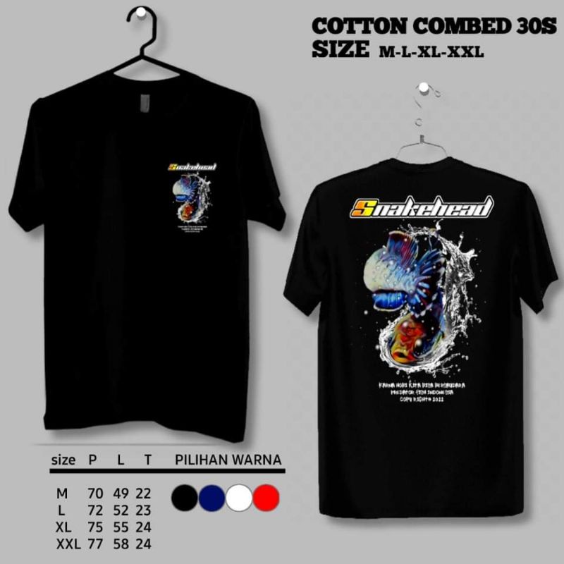 Kaos ikan predator snakehead