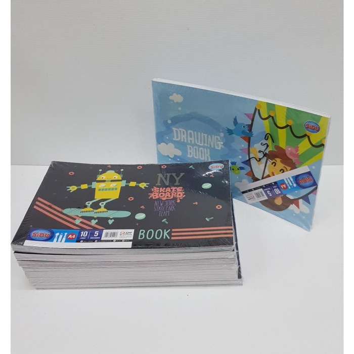 

BUKU GAMBAR SINAR DUNIA A4 10 LEMBAR PER PAK ISI 5 BUKU| SKETCHBOOK