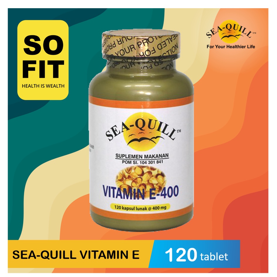 Sea-Quill Vitamin E 400 IU Isi 120s / Sea Quill / Seaquill