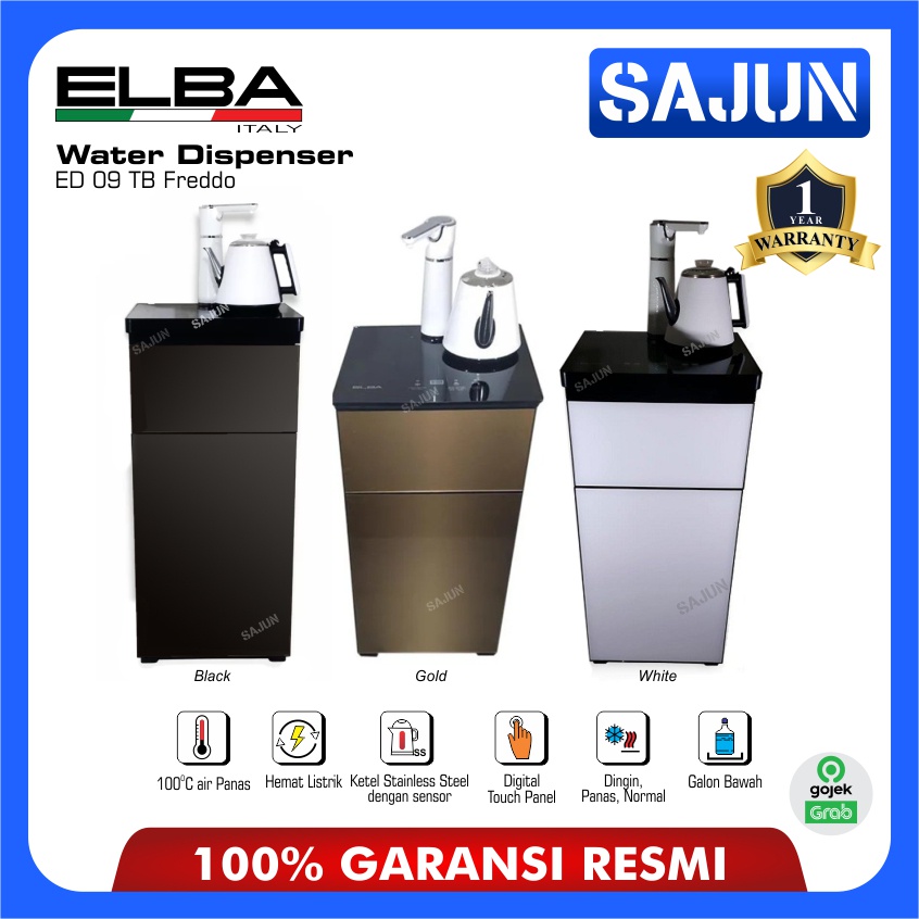 ELBA Water Dispenser ED09TB Freddo Dispenser Air Galon Bawah ED 09 TB