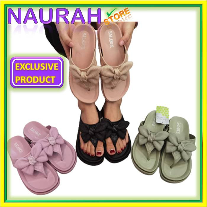 BALANCE 1605 T6 SANDAL JEPIT JELLY TEBAL ORIGINAL WEDGES EMPUK LENTUR CANTIK NICE DISKON PROMO MURAH