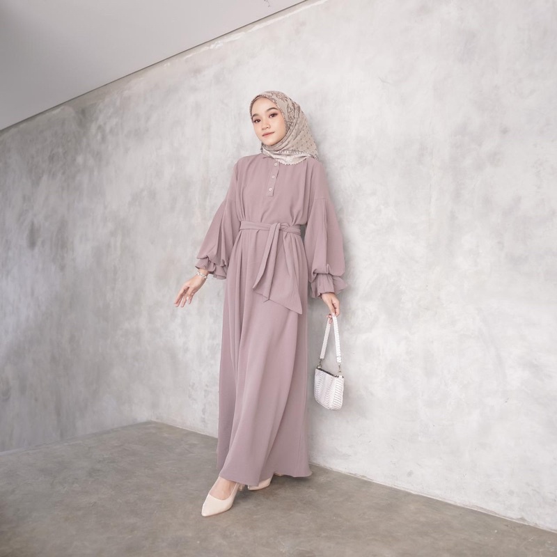 LOCANA LABEL CASSY DRESS-Plum