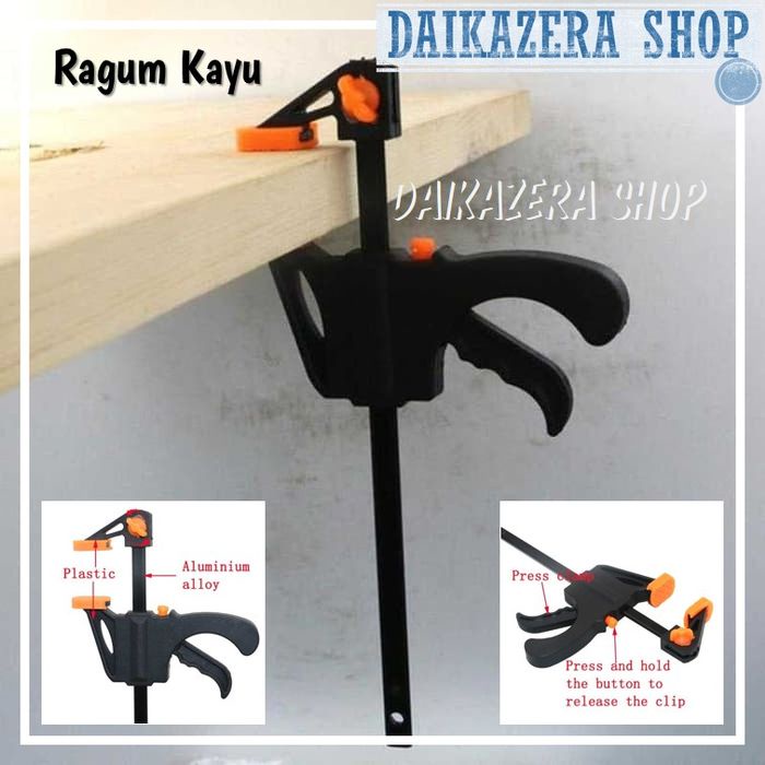 Ragum Kayu / Clamp Penjepit Kayu - 4 inch