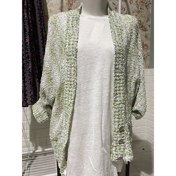 preloved cardigan hijau