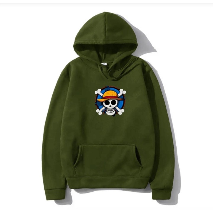 JOSJOLI_STORE/Sweater Hoodie Lambang Pirate/Atasan Pria Dewasa Lengan Panjang/M L XL XXL