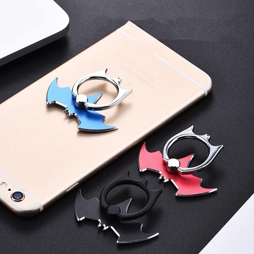 Rebuy Bat Finger Ring Luxury Phone Bracket Metal Finger Ring Holder Tempat Handphone