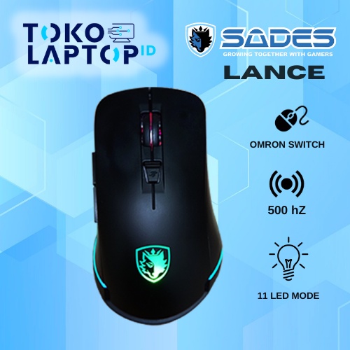 Sades Lance Wired RGB Gaming Mouse