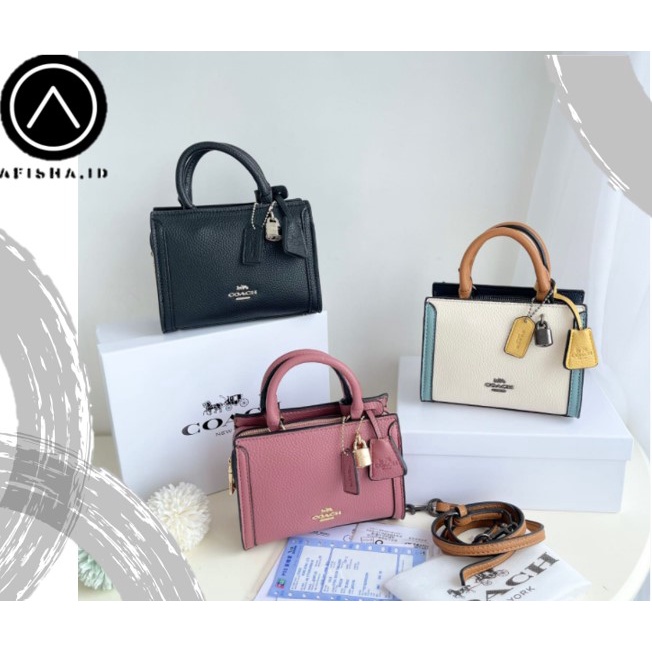Tas Wanita Coach Micro Zoe Colourblock Crossbody Bag shoulder bag hand bag Crossbody Bag