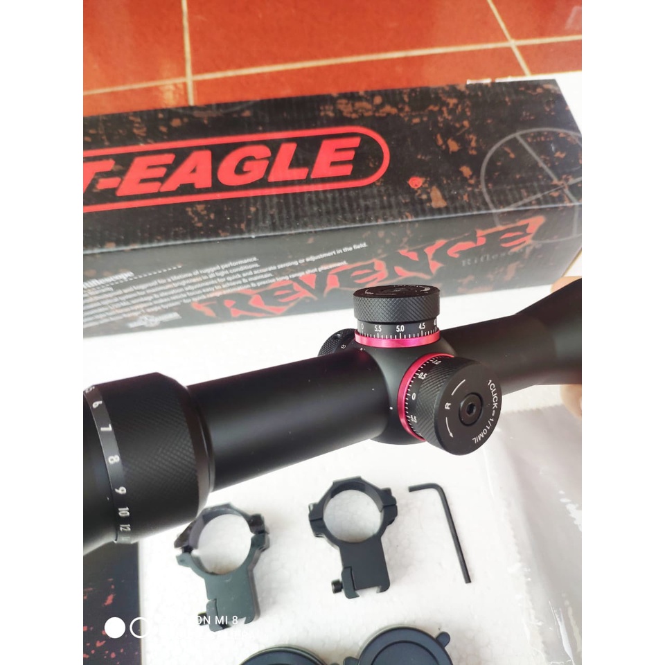 Teleskop T-eagle 4.5-18x44 sf Hk retikel baru