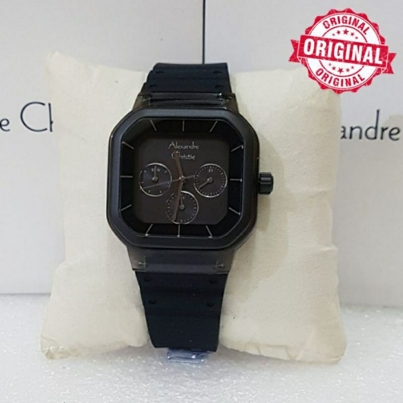 BISA COD - JAM TANGAN WANITA ALEXANDRE CHRISTIE ALEXANDER CHRISTIE AC 2811 / AC2811 BF FULL BLACK