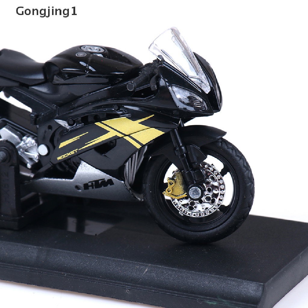 Gongjing1 Miniatur DIECAST Motor Yamaha YZF-R6 YZF R6 Skala 1: 18 Warna Biru Untuk Mainan