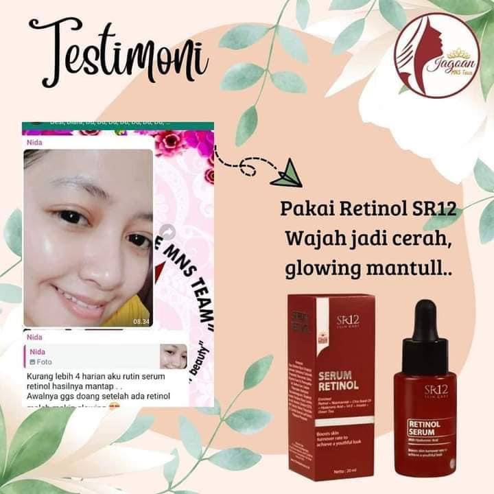 Serum Glowing Serum Wajah Glowing Serum Retinol Penghilang Flek Hitam di Wajah Ampuh BPOM Retinol Serum SR12