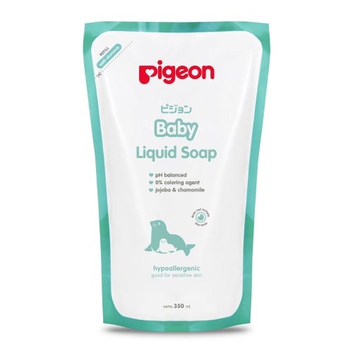 ♥BabyYank♥ Pigeon Baby Liquid Soap Refill 350 mL - Sabun Cair Bayi - Sabun Bayi Pigeon