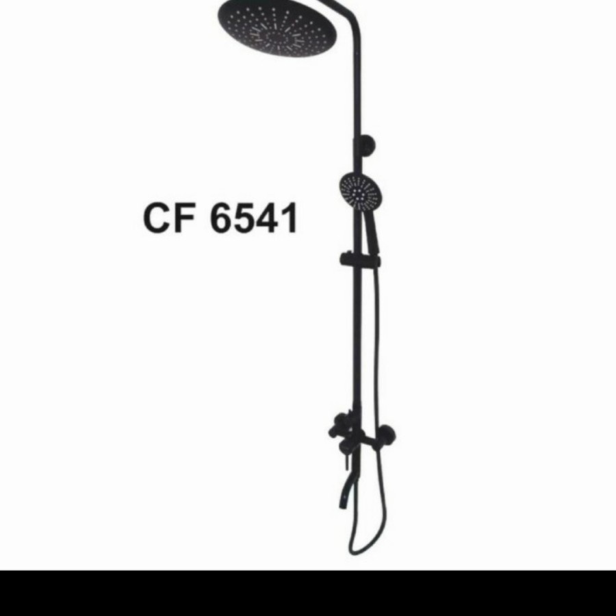 Shower Tiang Column Black FIorentino