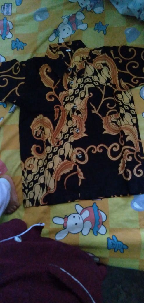 Baju Batik Anak Cowok Kemeja Lengan Pendek Batik Anak Laki Laki