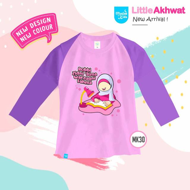 Kaos Anak Moslem Kids MK 30 (Robbi Zidni 'Ilma)