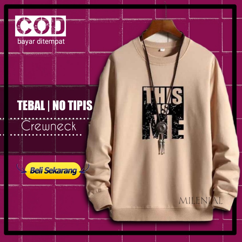 SWEATER SWETER SWITER CREWNECK OVERSIZE OVERSIZED CARDIGAN CARDINGAN HOODIE PRIA WANITA COWOK CEWEK 