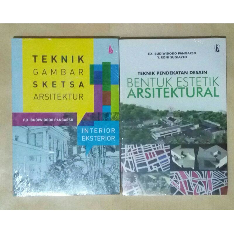 

Paket 2 Buku -Teknik Gambar Sketsa Arsitektur & Teknik Pendekatan Desain Bentuk Estetik Arsitektural