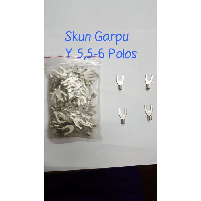 Skun Y 5.5-6 POLOS / Skun Kabel VY 5.5-6 / Skun Garpu / Skun U 5.5-6/Skun Polos Y 5.5-6 Non Isolated