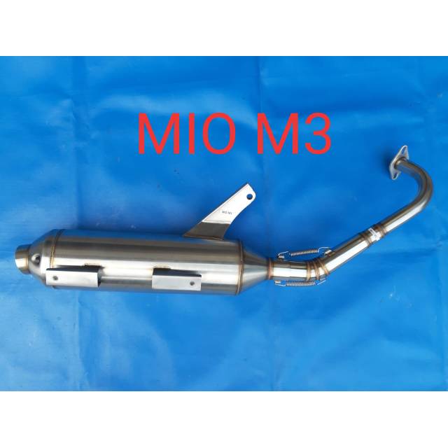 Knalpot standar racing tsugiki Daeng Mio M3 - knalpot tsugi Mio M3 Fino 125 merk Daeng full stenles