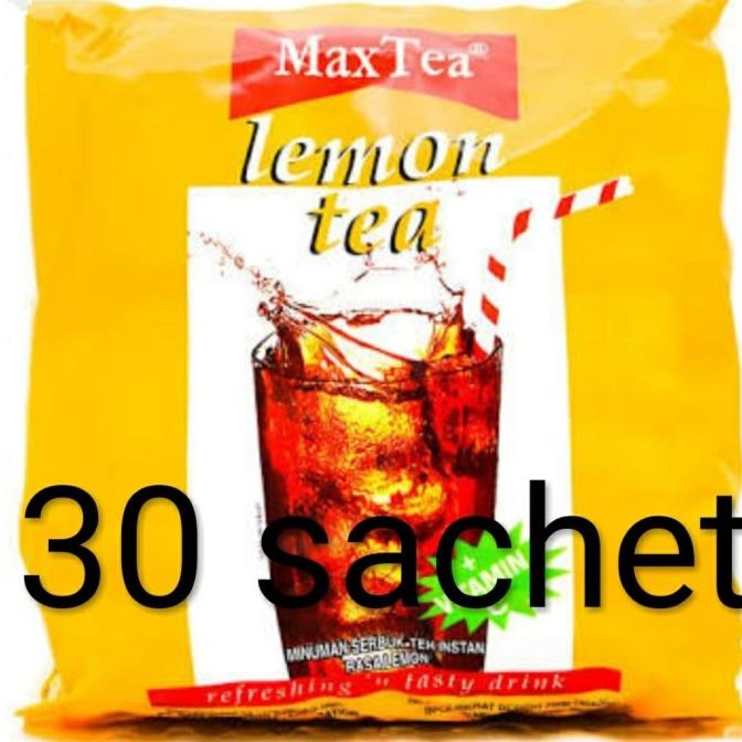 

[COD] max tea lemon tea per pak isi 3gtg [COD]