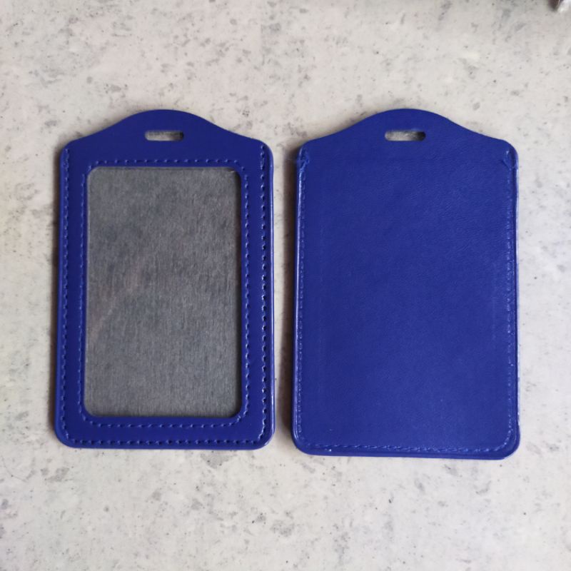 

casing kulit / tempat id card kulit sintetis