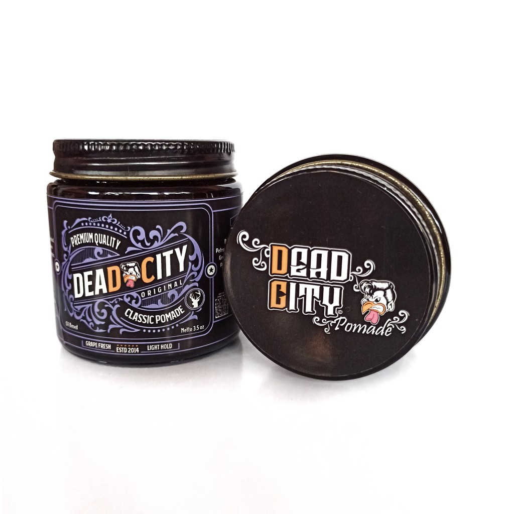 Dead City Classic Pomade Kemasan Kaca 100gr