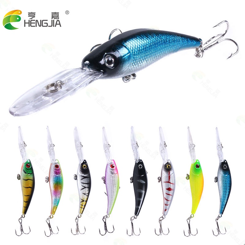 Hengjia 1PCS Umpan Minnow 10CM/7.8G Fishing Lure Casting Artificial Hard Bait Tackle