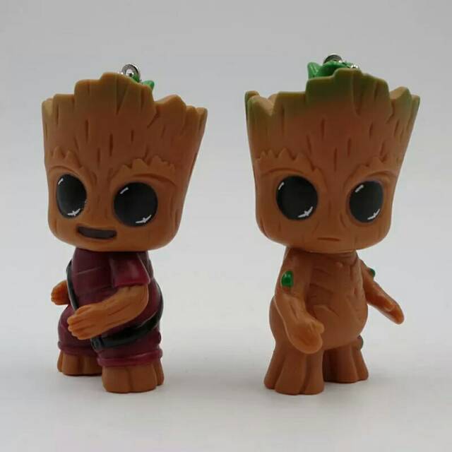 Baby Groot Figure Pajangan Gantungan, Guardian of Galaxy 2