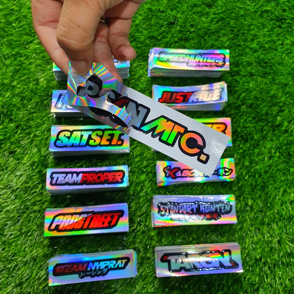 Sticker Print Racing Satuan Stiker racing terbaru / stiker motor / stiker motor