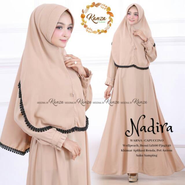 Dress Gamis Nadira Syari by Kanza Fashion
