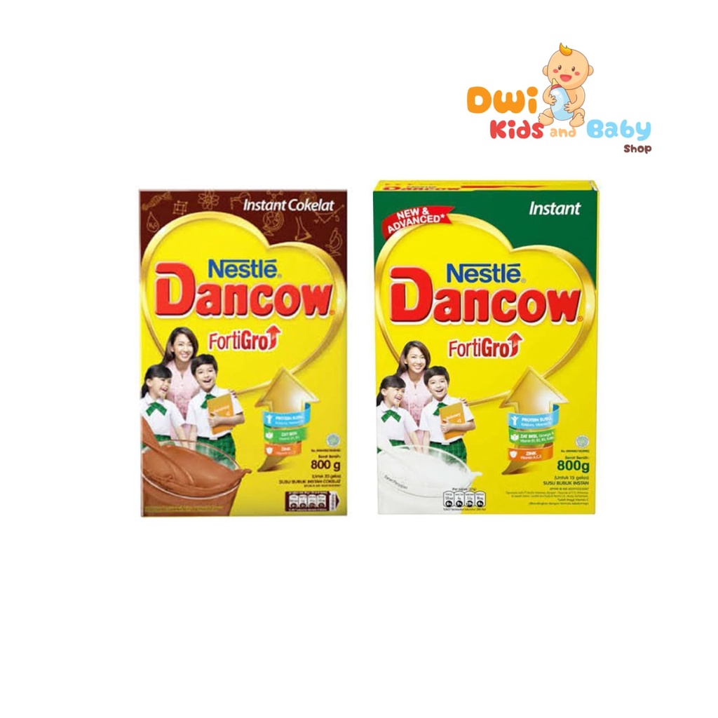 

DANCOW FORTIGRO INSTAN 800 GRAM / DANCOW INSTAN PUTIH coklat 800 GR