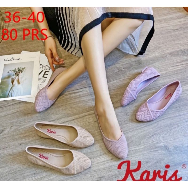2.2 SALE Sepatu Jelly Wanita Flat Shoes Karet Karis 207 Import Premium