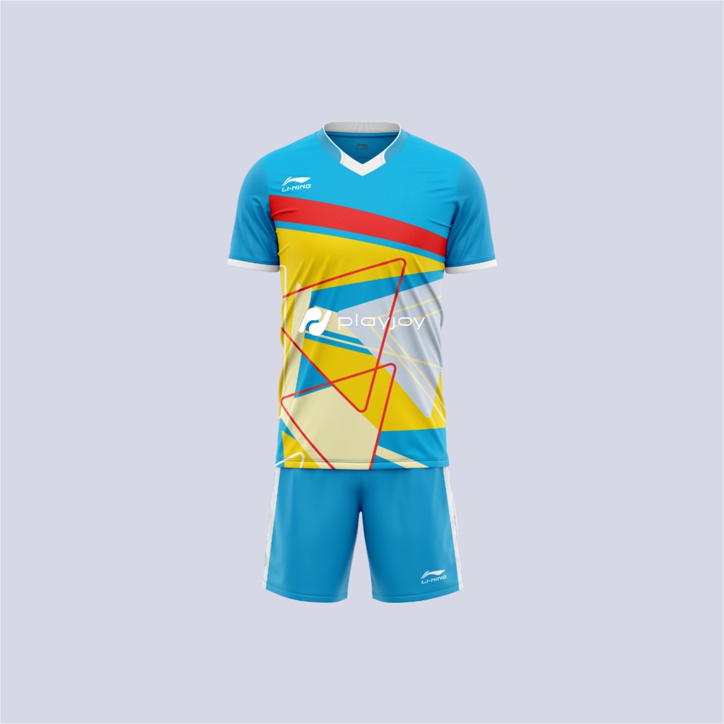 1 SET PAKAIAN OLAHRAGA PRIA WANITA BAJU BADMINTON KAOS BULUTANGKIS KAOS LINING PRINTING