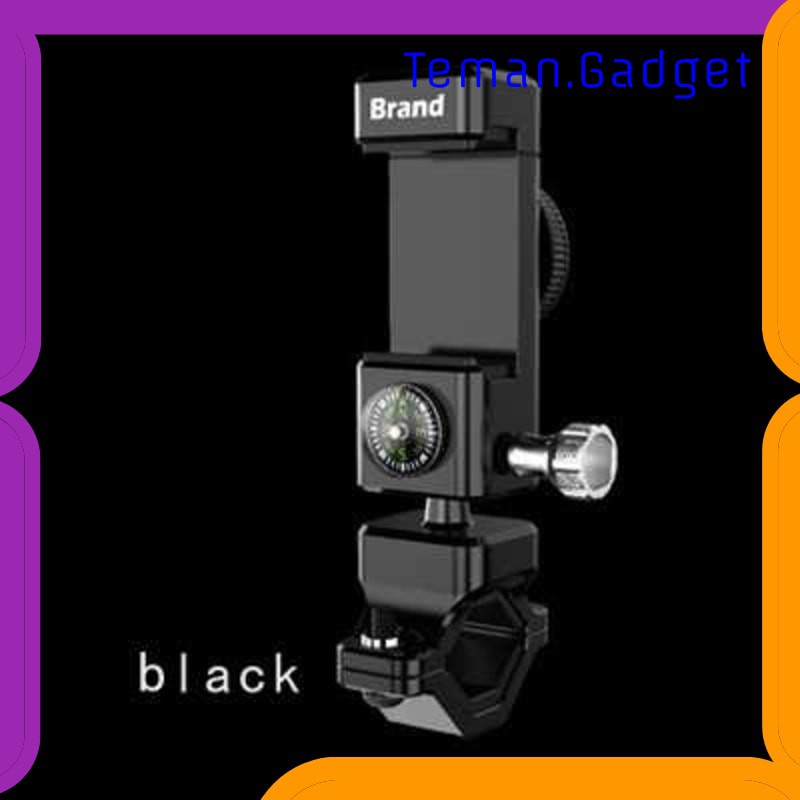 TG-IB419 Guider Smartphone Holder Sepeda dengan Kompas dan Lampu LED - Q003