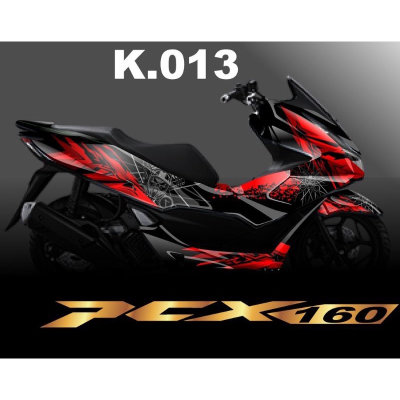 DECAL ALL NEW PCX 160 - STICKER VARIASI HONDA PCX NEW 160 FULLBODY