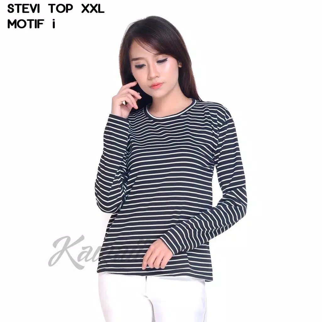 COD KAOS OBLONG XL ATASAN STEVI SALUR LENGAN PANJANG | LENGAN PENDEK