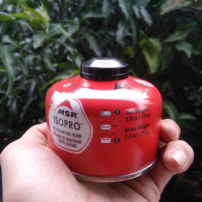 Canister MSR IsoPro fuel tabung power gas 110g 110 gr 100g 110gr