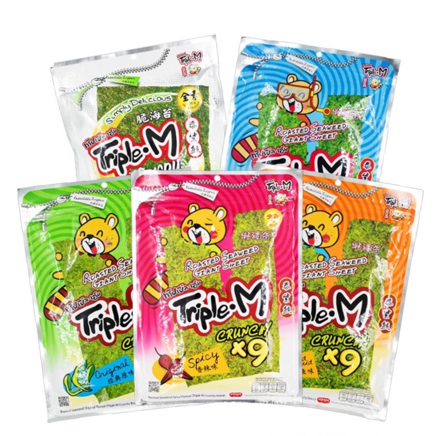 

Grosir Snack Triple M Giant Seaweed Nori Roasted Seaweed