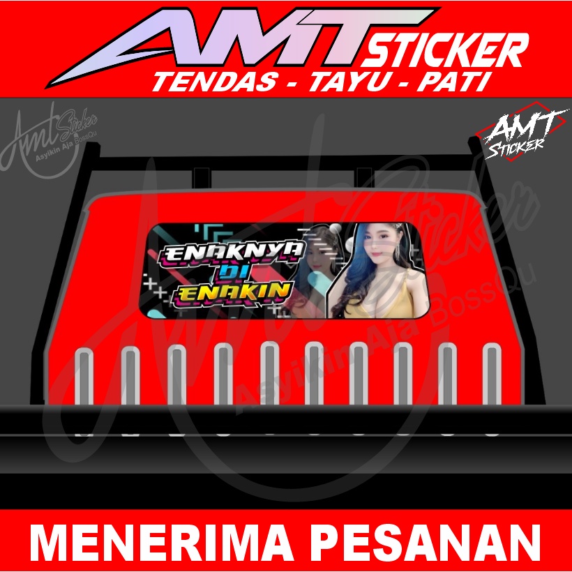 [ONE WAY] STICKER ONE WAY KACA BELAKANG PICK UP L300