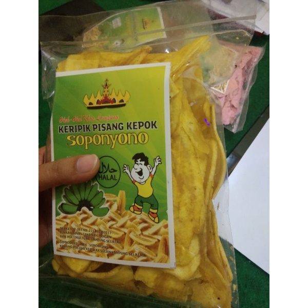 

Kripik Pisang Kepok Gurih Lampung