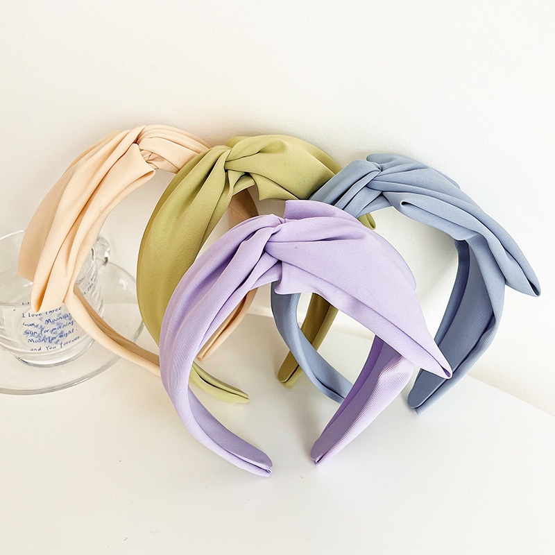 KOREA HEADBAND / BANDO MOTIF BANDANA / BANDANA WANITA / BANDO POLOS MOTIF BANDO BANDANA