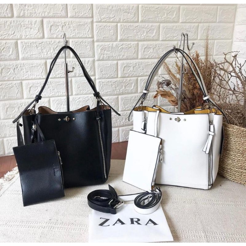 TAS WANITA SLEMPANG SANDANG BAHU TENTENG TAS WANITA PREMIUM SET POUCH ZRA IMPORT
