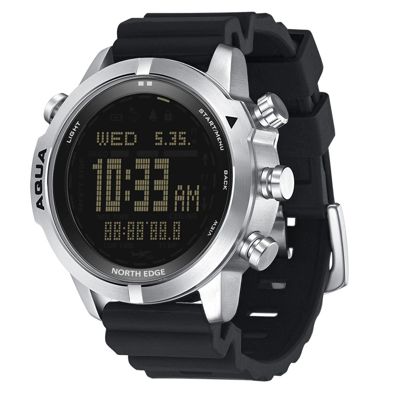 NORTH EDGE AQUA  Professional Scuba Diving NDL Watch Underwater 100M- JAM KHUSUS DIVING
