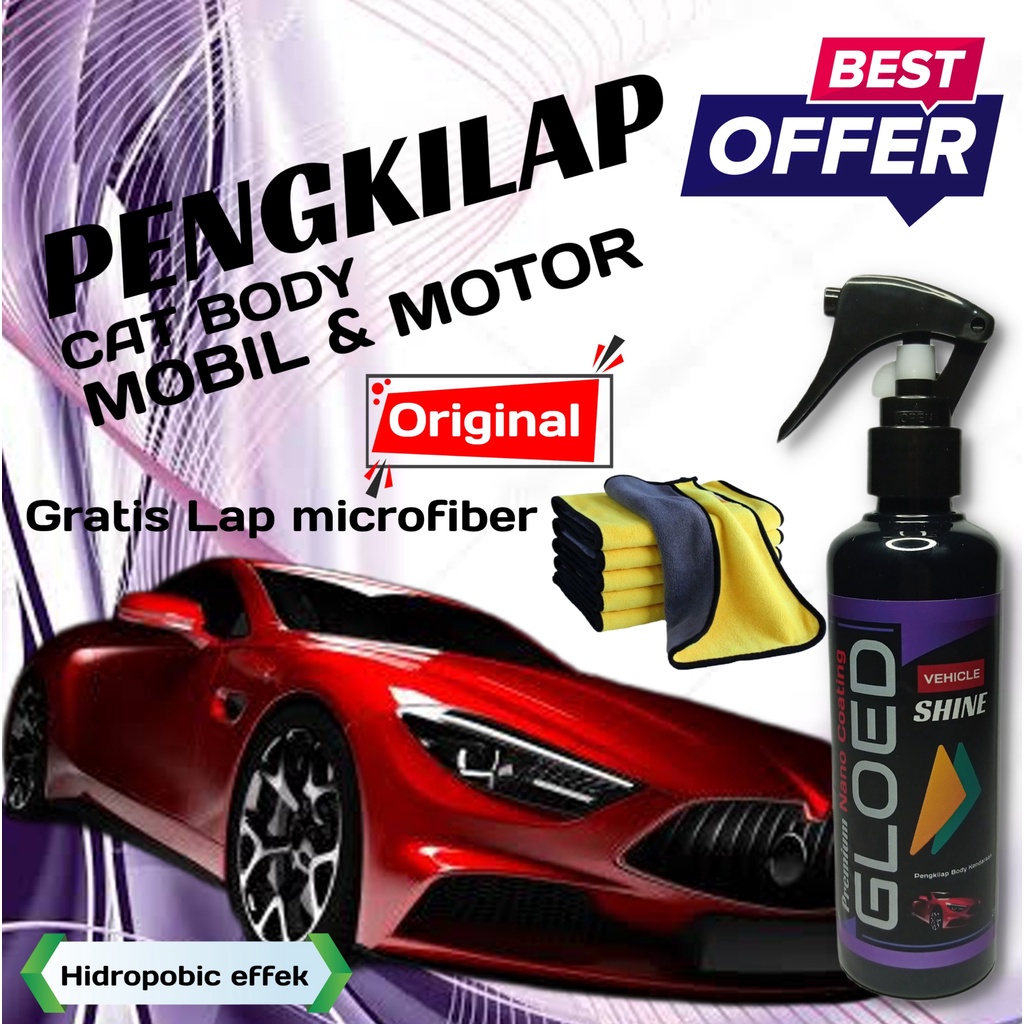 Pengkilap body mobil motor /coating mobil / pengkilap mobil / wax Coating / poles mobil by - Gloed
