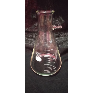 Erlenmeyer pipa samping 1000 ml / filtering flask 1000 ml iwaki