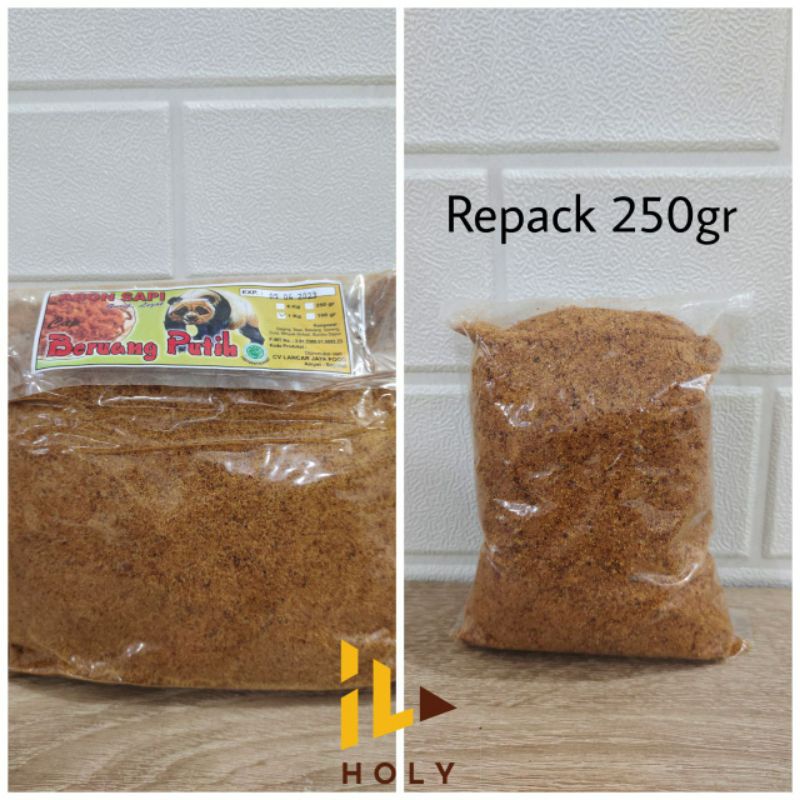 

Abon Sapi Beruang Putih (250gr) Repack Kualitas Super