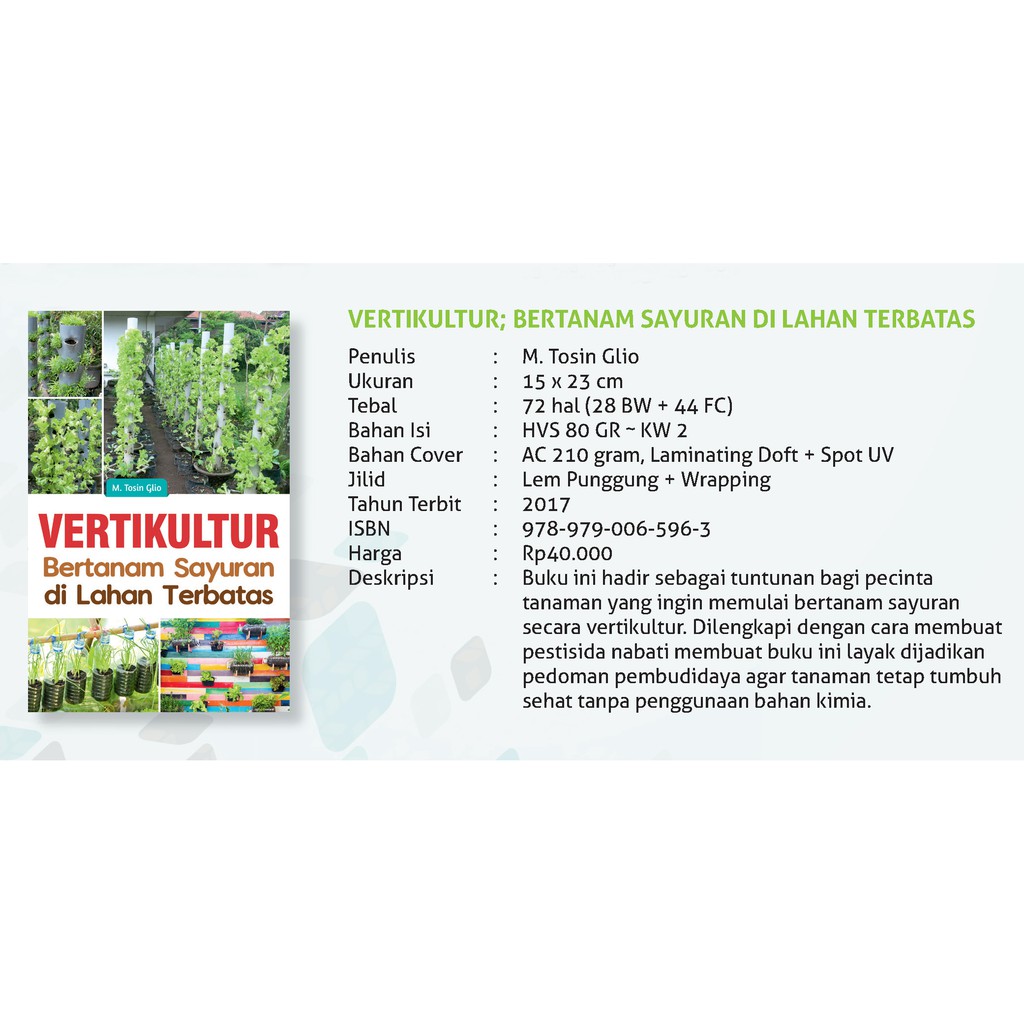 

VERTIKULTUR; BERTANAM SAYURAN DI LAHAN TERBATAS