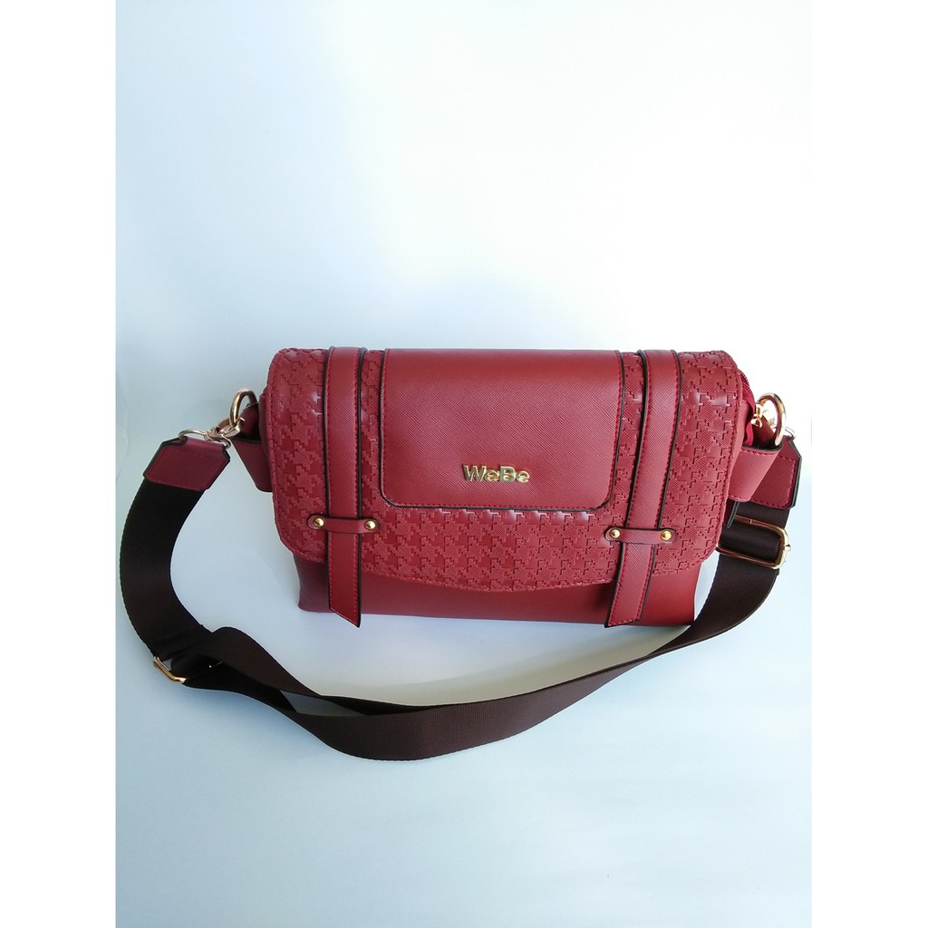 Tas Wanita Slempang Webe Marun Tanggulangin
