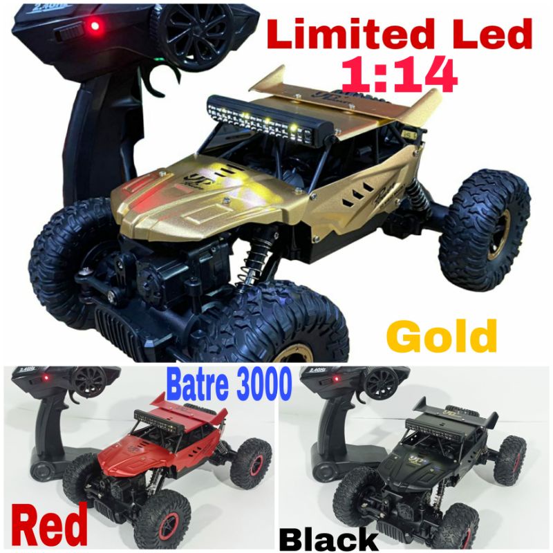 MOBIL REMOTE CONTROL RC BATERE DURASI LAMA 1 JAM OFFROAD METAL ALLOY 4WD ROCK CLIMBER  2.4Ghz MAINAN REMOTE KONTROL